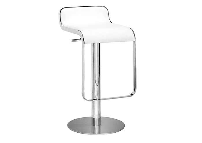Equino Adjustable Bar Stool - White,Mr Bar Stool
