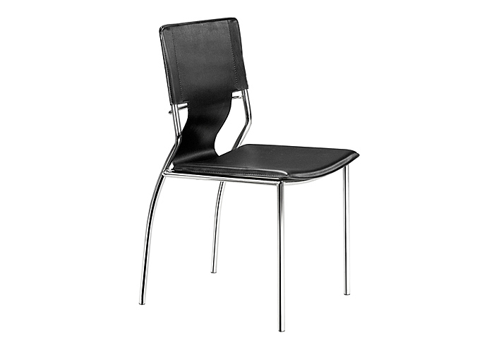 Trafico Side Chair - Black (Pack of 4),Mr Bar Stool