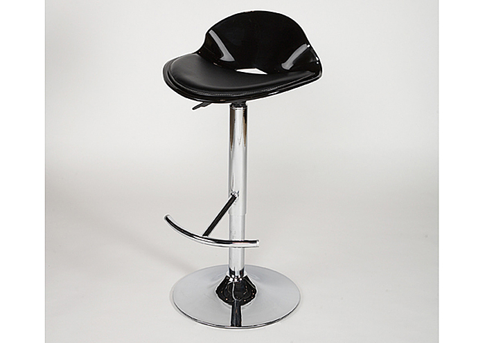 Black Acrylic Pneumatic Gas Lift Adjustable Height Swivel Stool,Mr Bar Stool