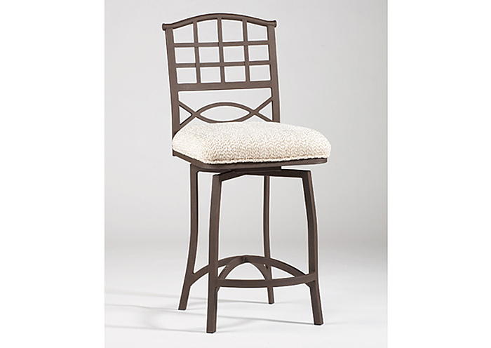Anita Wrought Iron Memory Return Swivel Bar Stool,Mr Bar Stool