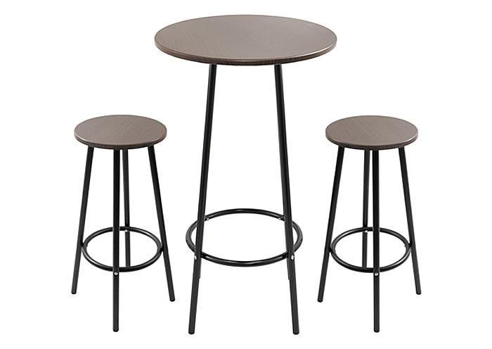 Zella Bar Table Set - Espresso,Mr Bar Stool