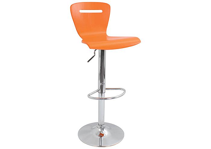 H2 Adjustable Bar Stool - Orange,Mr Bar Stool
