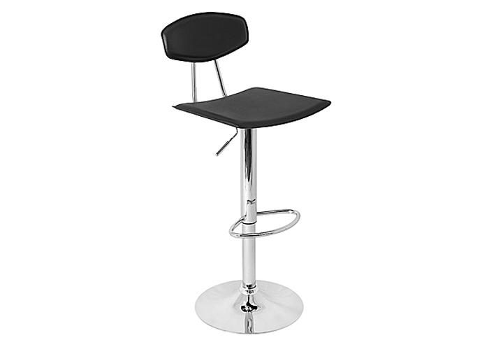 Vector Adjustable Bar Stool - Black,Mr Bar Stool