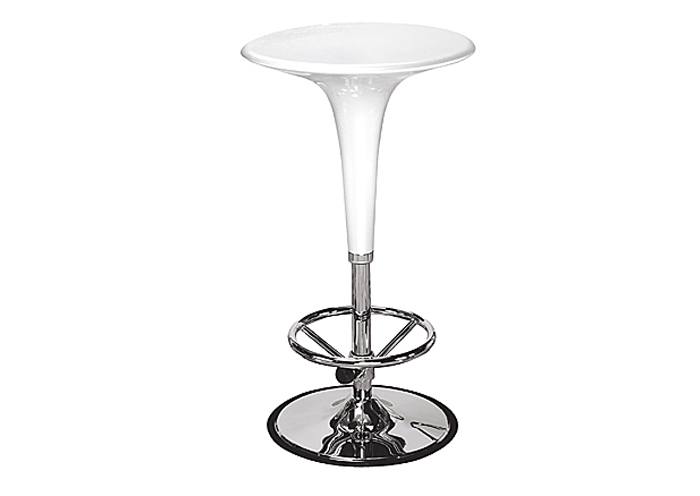 Gelato Adjustable Bar Table White,Mr Bar Stool