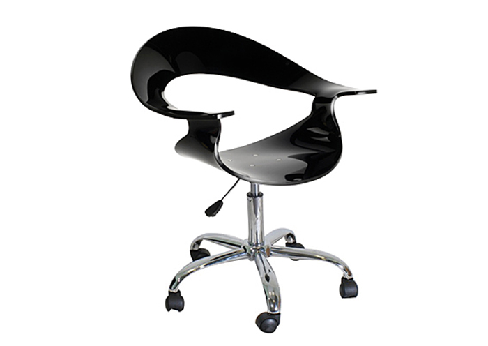 Rumor Chair - Black Acrylic,Mr Bar Stool
