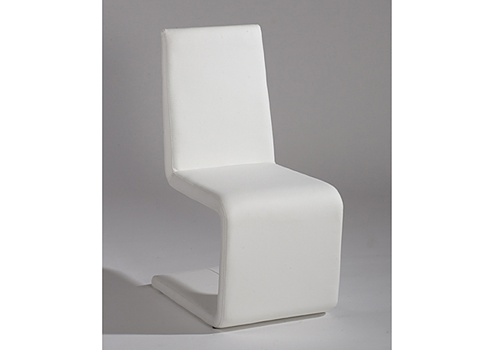 Samantha 'S' Shape White Parson Side Chair (Set of 2),Mr Bar Stool