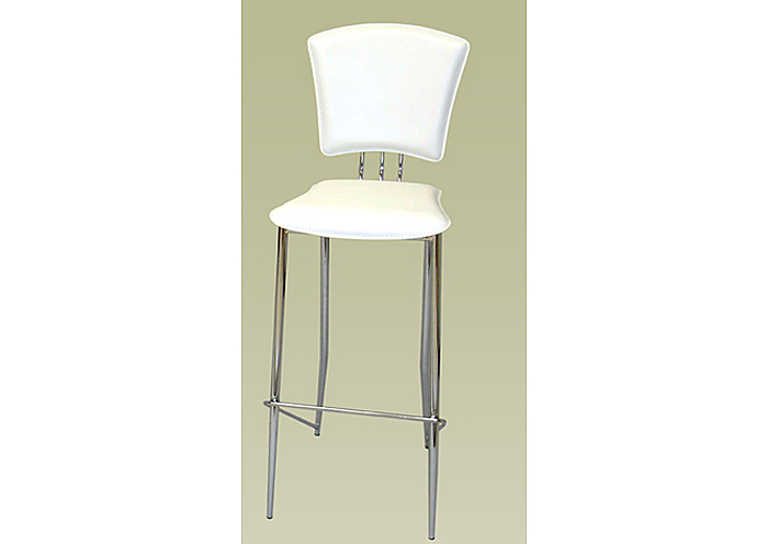 Tracy Counter Height White Stool (Set of 2),Mr Bar Stool