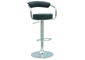 Pneumatic Black Gas-Lift Stool,Mr Bar Stool