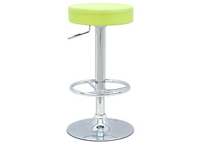 Green Backless Pneumatic Gas Lift Adjustable Stool,Mr Bar Stool