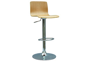 Bent Wood Pneumatic Gas Lift Adjustable Height Swivel Stool,Mr Bar Stool