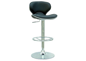 Pneumatic Black Gas-Lift Stool ,Mr Bar Stool