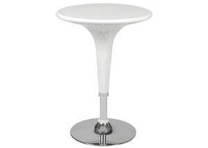 Clark White Adjustable Table,Mr Bar Stool