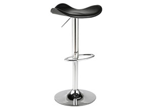 Saddle Seat Hydraulic Bar Stool - Black. ,Mr Bar Stool