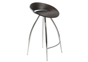 Rufino Wenge Counter Stool,Mr Bar Stool