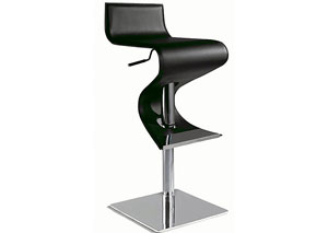 Pneumatic Gas Lift Adjustable Height Black Swivel Stool,Mr Bar Stool