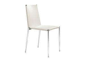 Alex Chair - White (Pack of 4),Mr Bar Stool