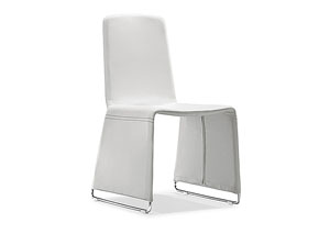 Nova Dining Chair - White (Pack of 2),Mr Bar Stool