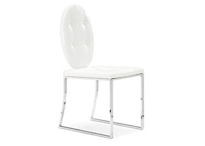 Goth Dining Chair - White (Pack of 2),Mr Bar Stool