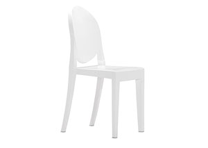 Anime Armless Chair - White (Pack of 4),Mr Bar Stool