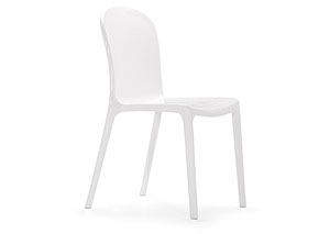 Gumdrop Chair - White (Pack of 4),Mr Bar Stool