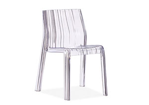 Ruffle Chair - Transparent (Pack of 4),Mr Bar Stool