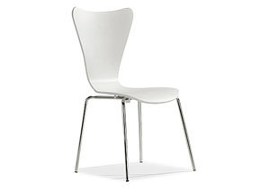 Taffy Dining Chair - White (Pack of 4),Mr Bar Stool
