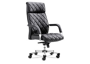 Regal Office Chair - Black,Mr Bar Stool