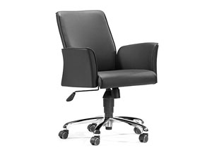 Metro Office Chair - Black,Mr Bar Stool