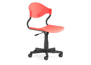 Sarge Office Chair - Red,Mr Bar Stool