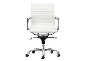 Lider Office Chair - White,Mr Bar Stool