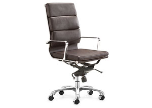 Director Office Chair - Espresso (hi-back),Mr Bar Stool