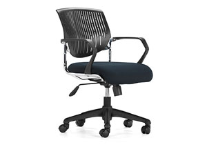 Synergy Office Chair - Black,Mr Bar Stool
