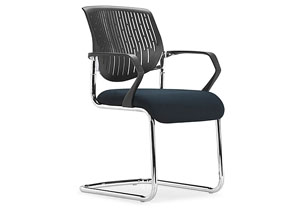 Synergy Sled Conference Chair - Black,Mr Bar Stool