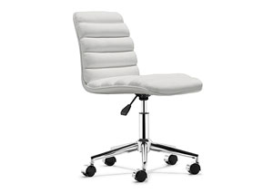 Admire Office Chair - White,Mr Bar Stool