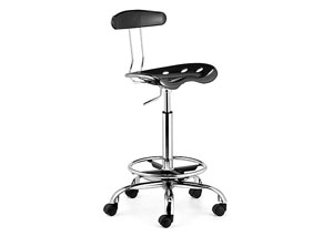 Farallon Drafters Chair - Black,Mr Bar Stool