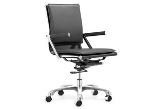Lider Plus Office Chair - Black,Mr Bar Stool