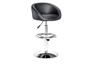 Concerto Adjustable Bar Stool - Black,Mr Bar Stool