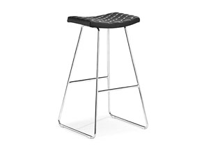 Crescent Bar Stool - Black (Pack of 2),Mr Bar Stool