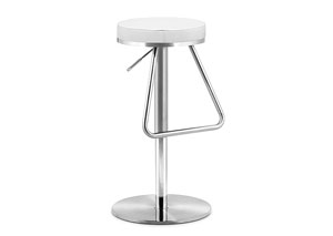Soda Adjustable Bar Stool - White,Mr Bar Stool