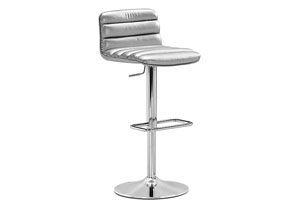 Nitro Adjustable Bar Stool - Silver,Mr Bar Stool