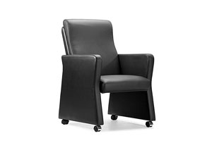 Burl Arm Chair - Black,Mr Bar Stool