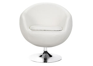 Bounce Arm Chair - White,Mr Bar Stool