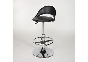 Pneumatic Gas Lift Adjustable Height Black Swivel Stool ,Mr Bar Stool