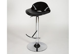 Black Acrylic Pneumatic Gas Lift Adjustable Height Swivel Stool,Mr Bar Stool