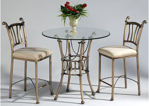 Adriana Hand-Painted Counter Height Table,Mr Bar Stool
