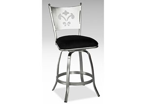 Andrea Fancy Back Swivel Bar Stool,Mr Bar Stool