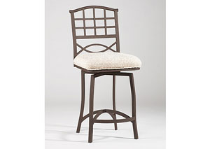 Anita Wrought Iron Memory Return Swivel Counter Stool,Mr Bar Stool