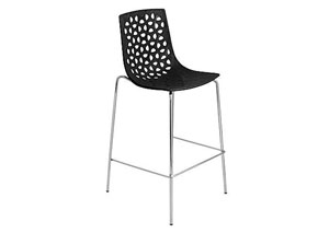 Lola Bar Stool - Black 