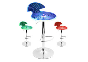 Spyra Adjustable LED Bar Stool,Mr Bar Stool