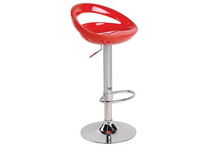 Swizzle Adjustable Bar Stool - Red,Mr Bar Stool